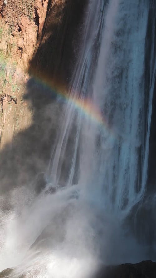 A Rainbow and a Waterfall 