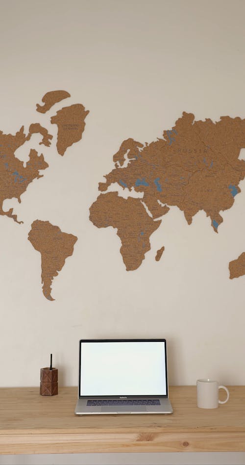 World Map on a Wall