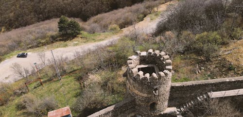 An Old Castle on Top of a Mountain