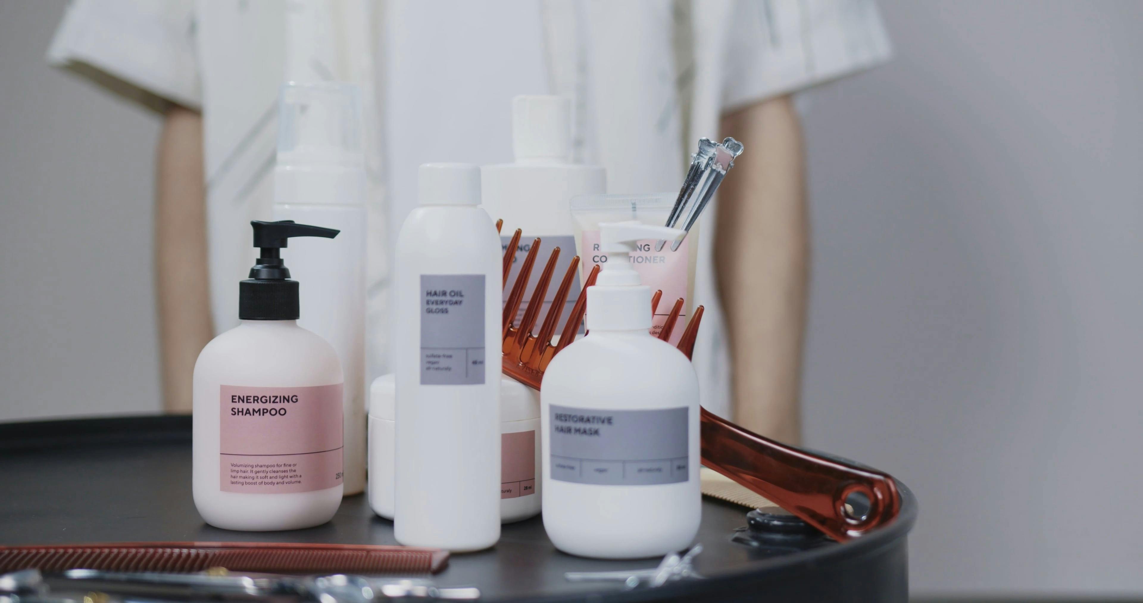 Different Types of Hair Product · Free Stock Video