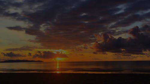 Time Lapse Of A Scenic Sunset