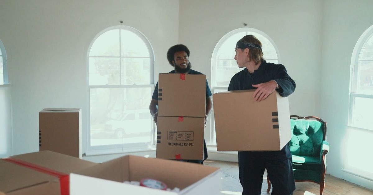 Two Man Carry Box Two Men Carrying Boxes Free Stock Video Footage, Royalty-Free 4K & HD ...