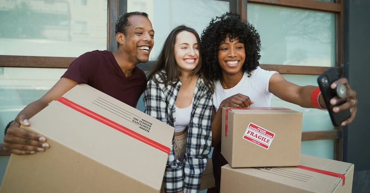 People Holding Box People Holding Boxes on a Video Call Free Stock Video Footage, Royalty ...