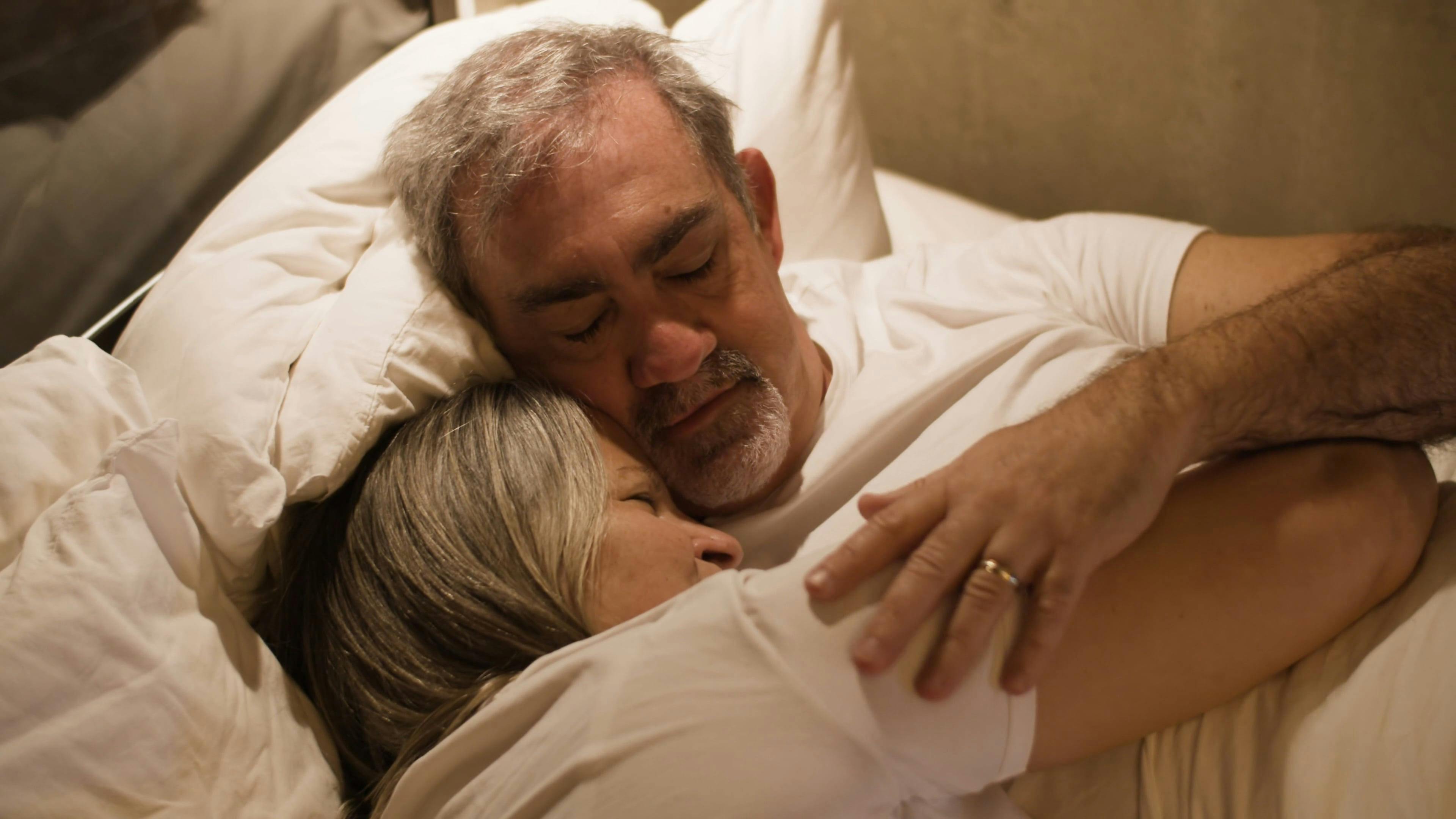 Elderly Man Kissing his Wife while Lying Down on Bed Free Stock Video  Footage, Royalty-Free 4K & HD Video Clip