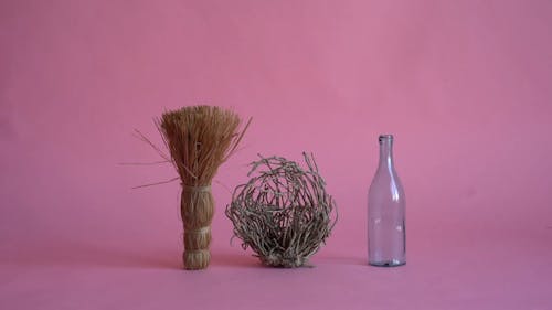 Glass Bottle on the Table