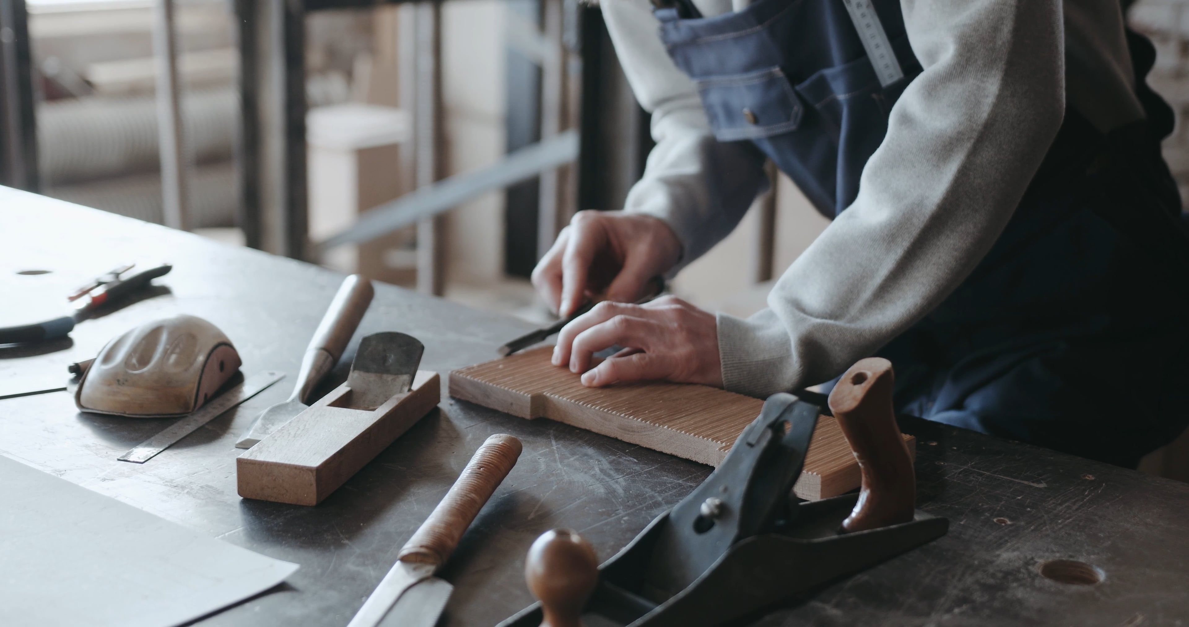 Man Creating Furniture Free Stock Video Footage, Royalty-Free 4K & HD ...