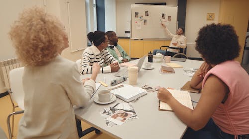 Man Giving a Presentation at Work