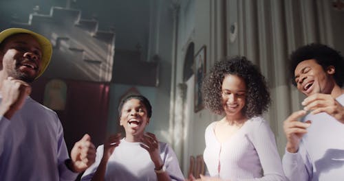 A Man standing Inside The Church Β· Free Stock Video