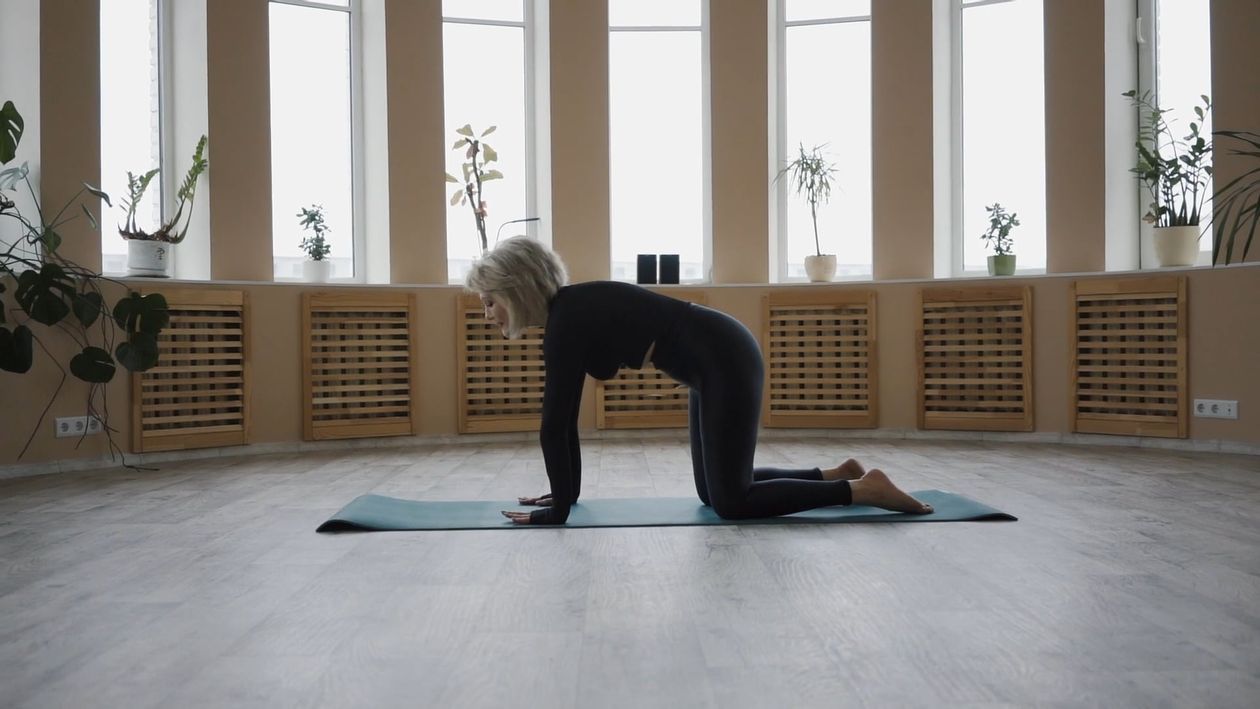 Video of a Woman doing Yoga Free Stock Video Footage, Royalty-Free 4K ...