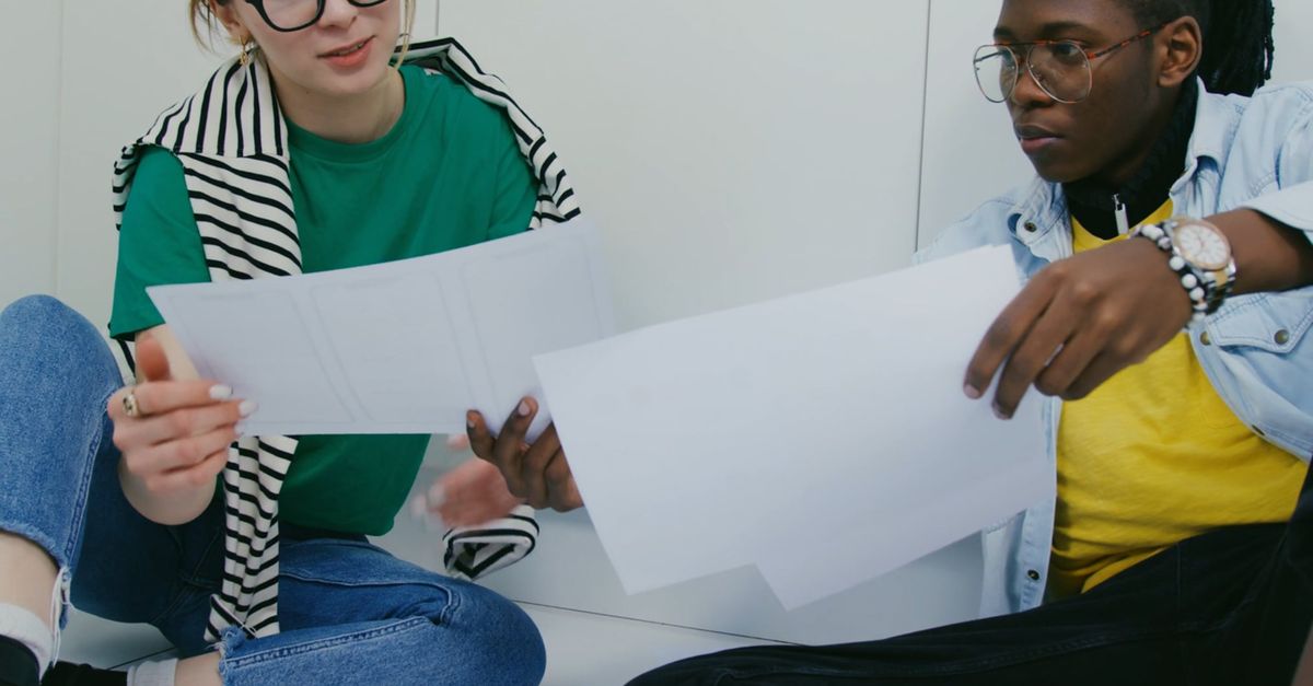 People Hold Paper People holding Paper Working Together Free Stock Video Footage, Royalty ...