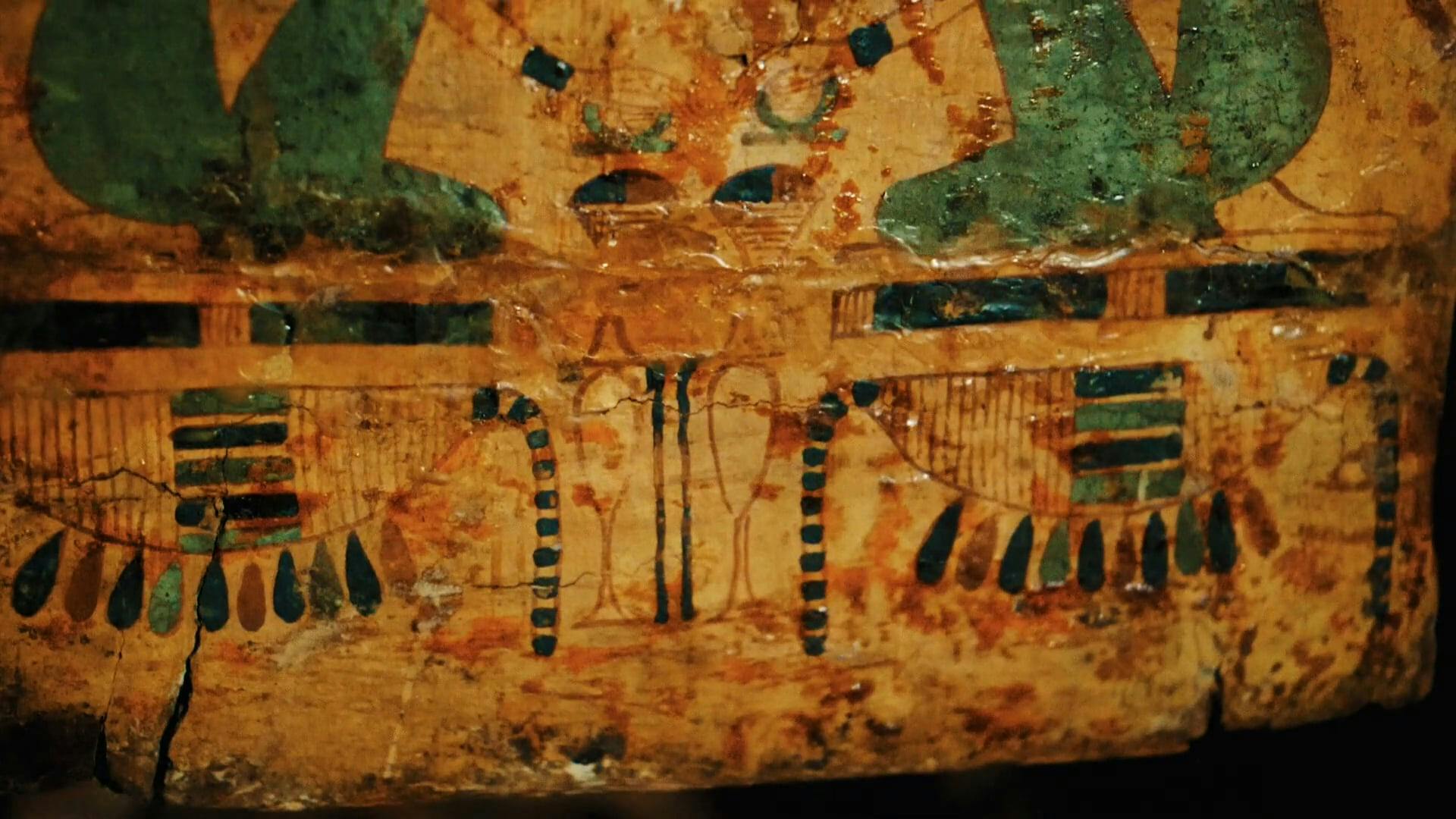 Hieroglyphics Drawn on a Stone Free Stock Video Footage, RoyaltyFree