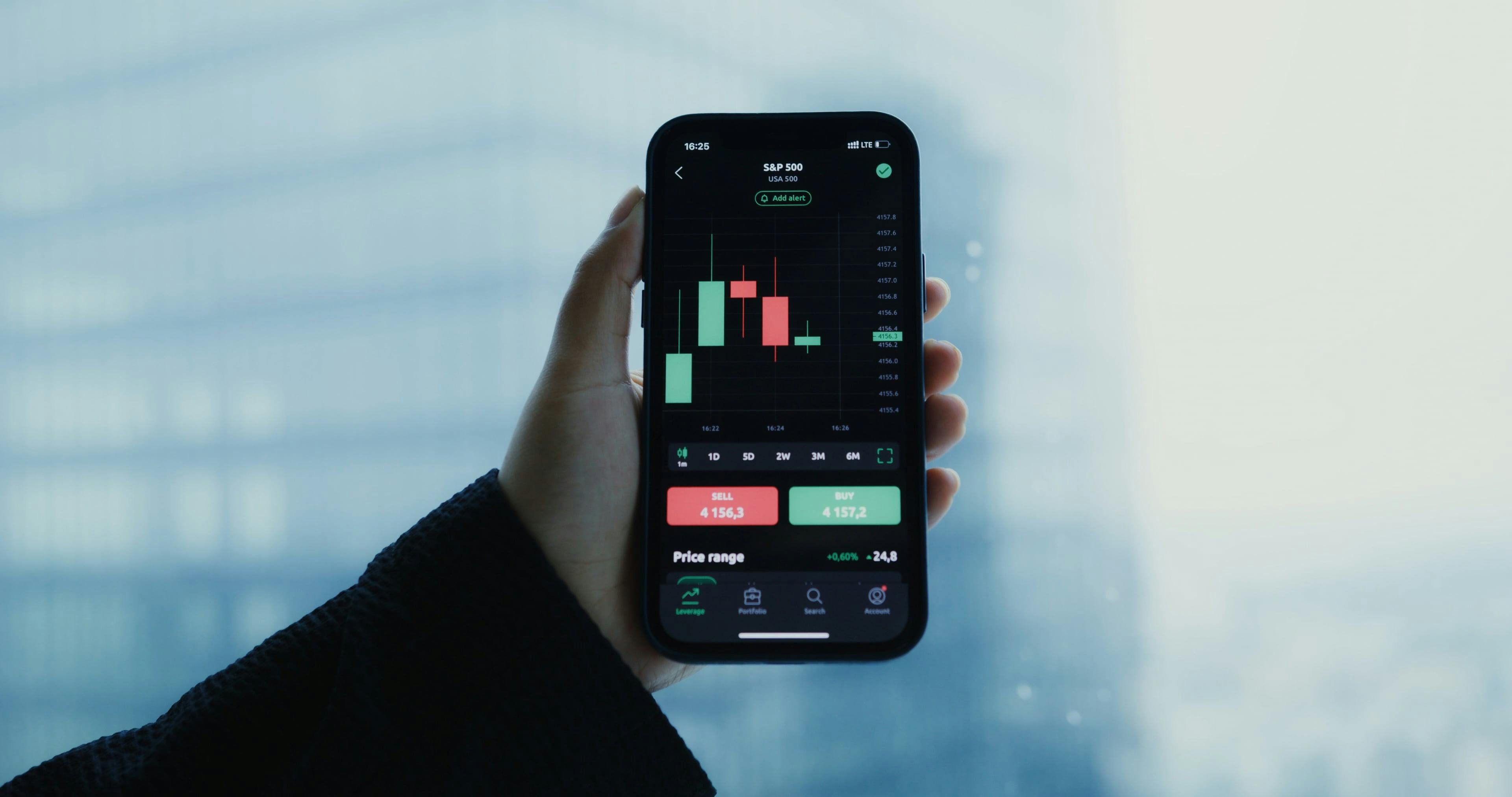 Person Using Stock Market App · Free Stock Video