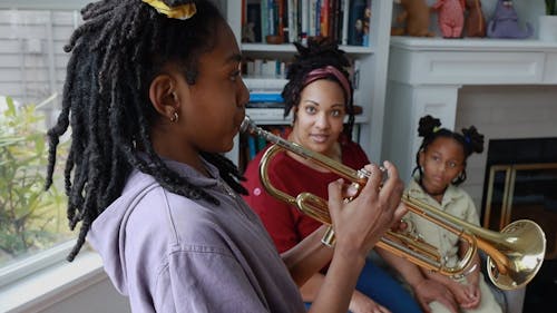 1,217 Girl Playing Trumpet Stock Photos - Free & Royalty-Free