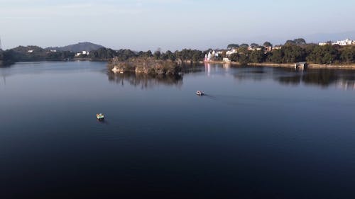 Aerial View of the Lake