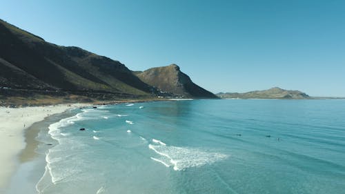 Drone Footage of a Beach