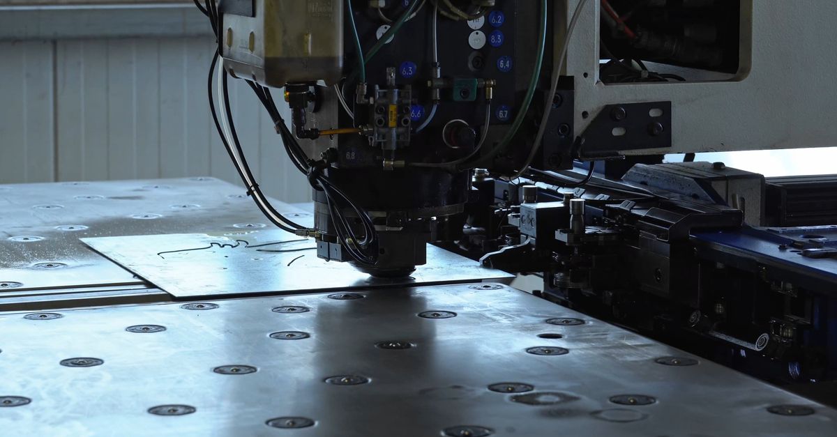 A CNC Router Cutting a Metal Sheet Free Stock Video Footage, Royalty ...