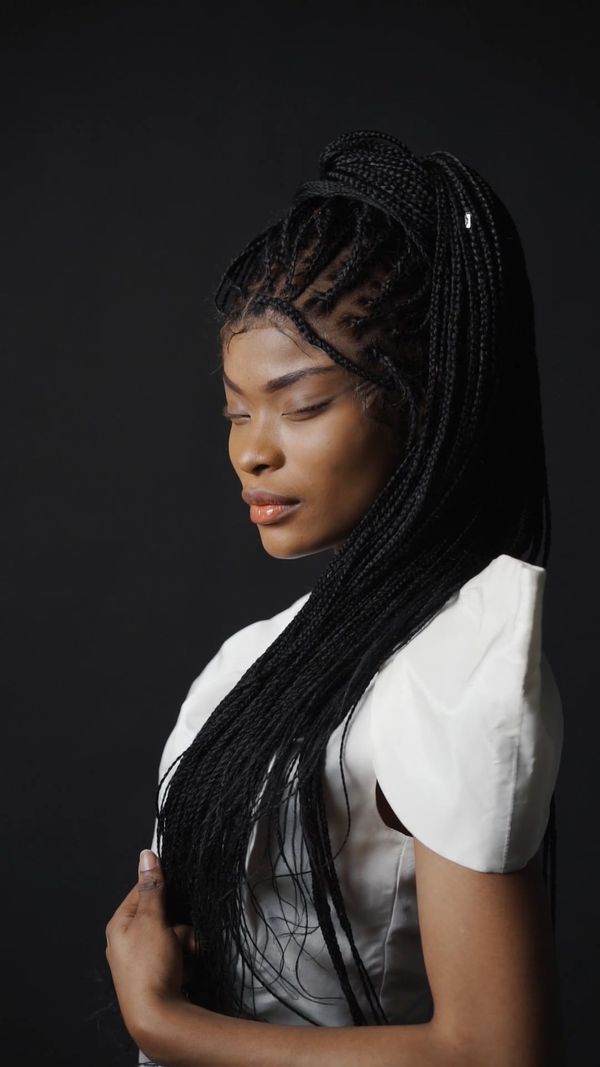 braid hairstyle for thick hair 14