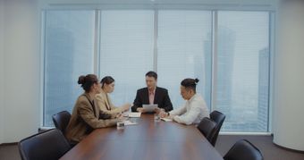 会议室安静决策高清视频免费下载高清视频视频素材