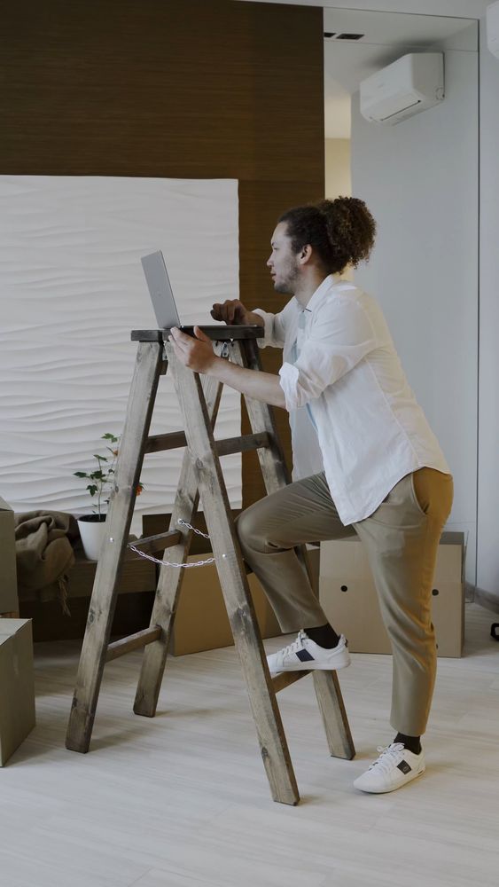 Ladder Videos, Download The BEST Free 4k Stock Video Footage & Ladder ...