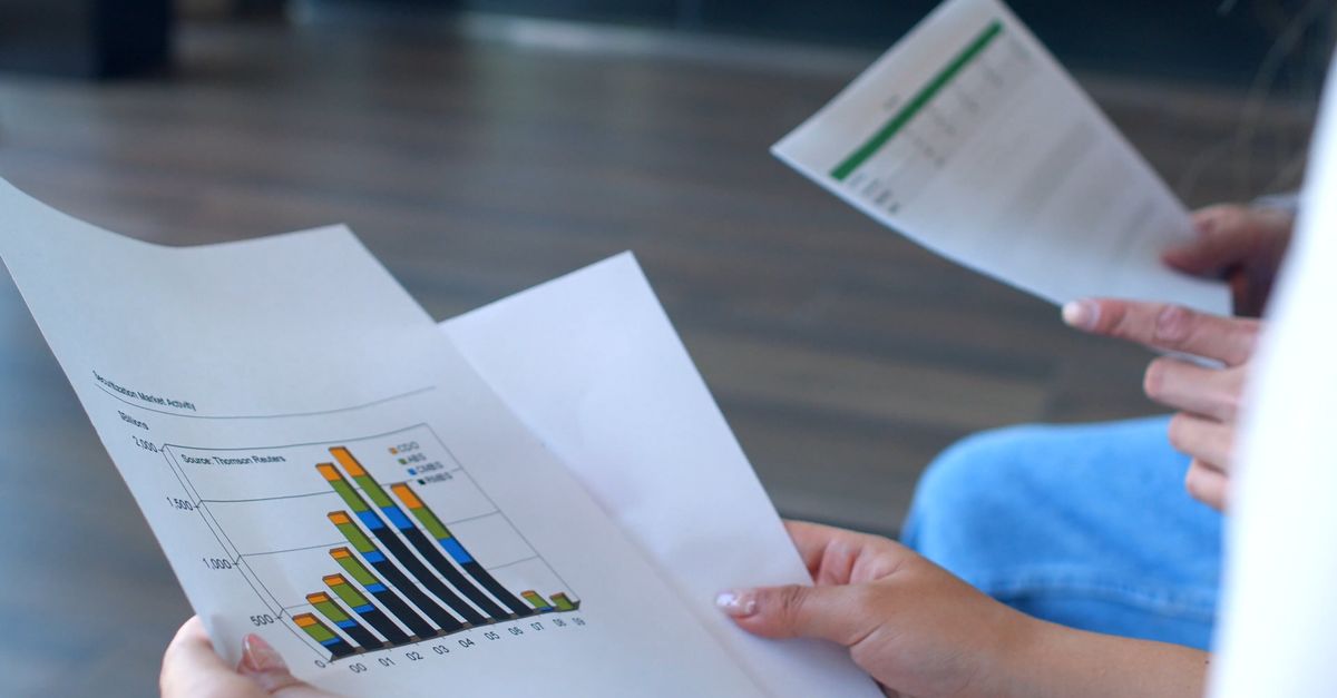 Graph Paper Person People Holding Papers with Graphs Free Stock Video Footage, Royalty ...