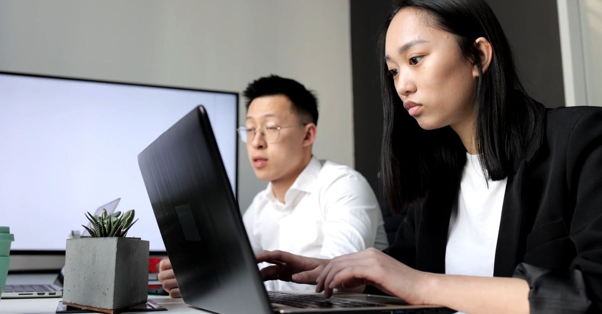Multiple People Working Two People Working Together Free Stock Video Footage, Royalty-Free 4K ...