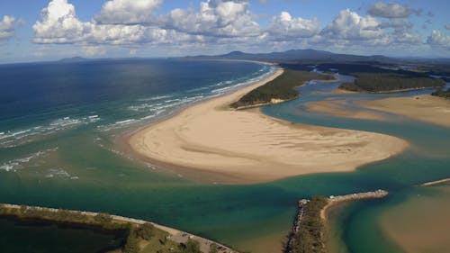 Aerial View of the Beach