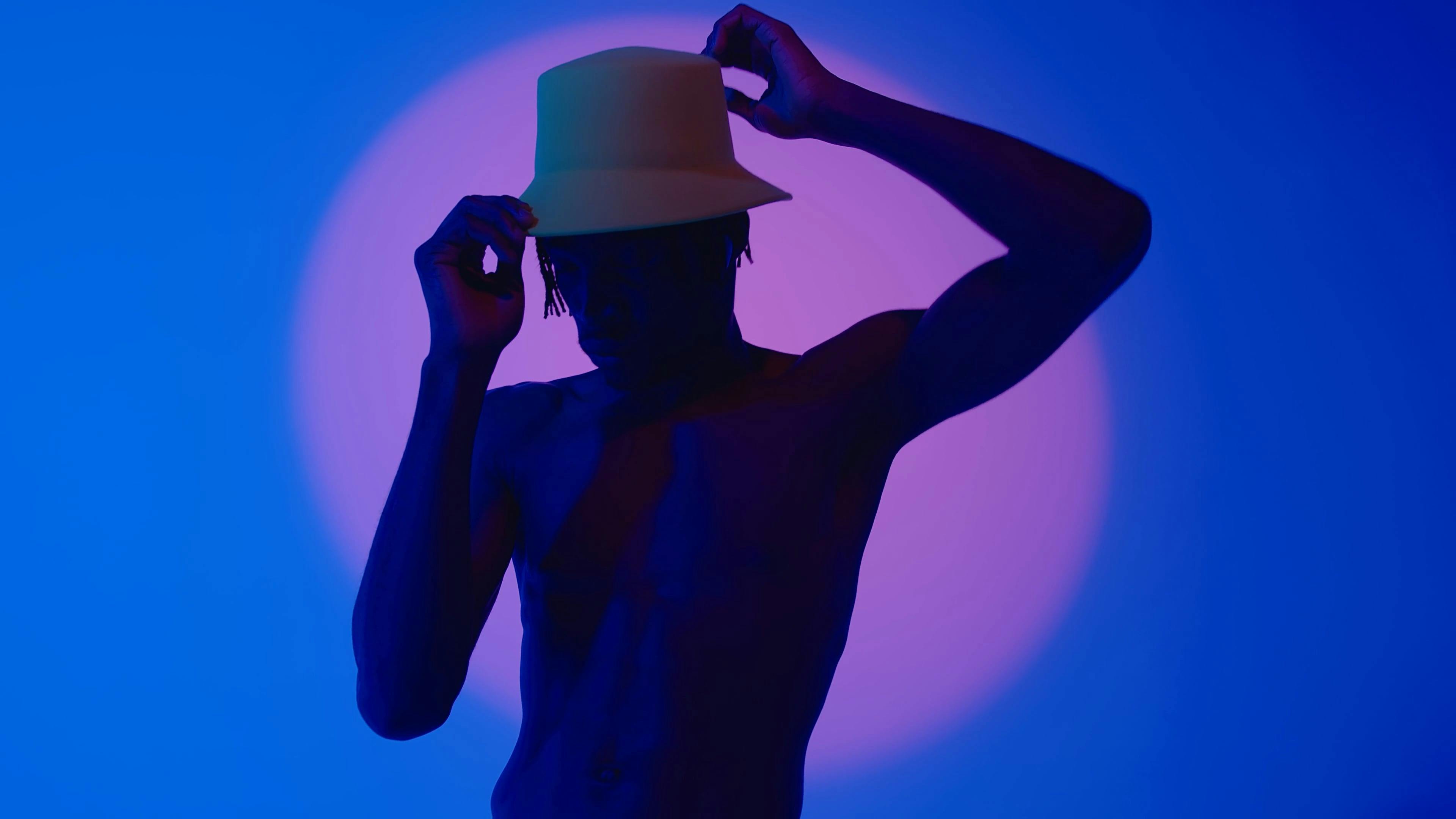 Man wearing Hat while Dancing Free Stock Video Footage, RoyaltyFree 4K