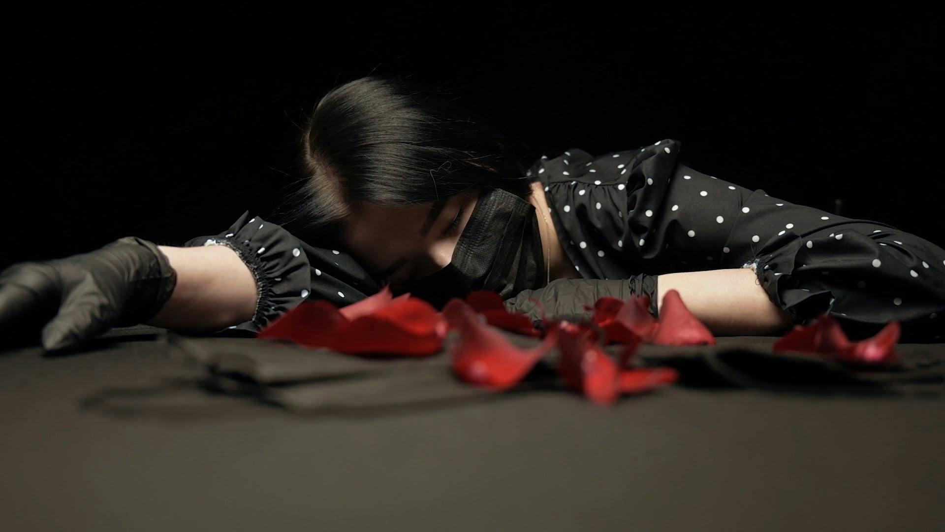 Woman Wearing Face Mask While Sleeping Free Stock Video Footage