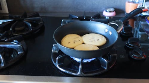 Cooking Pancakes In A Wok