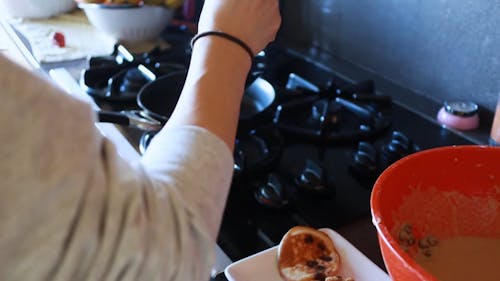 Person Cooking Pancake