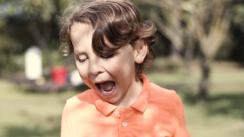 Close-up Video of a Boy