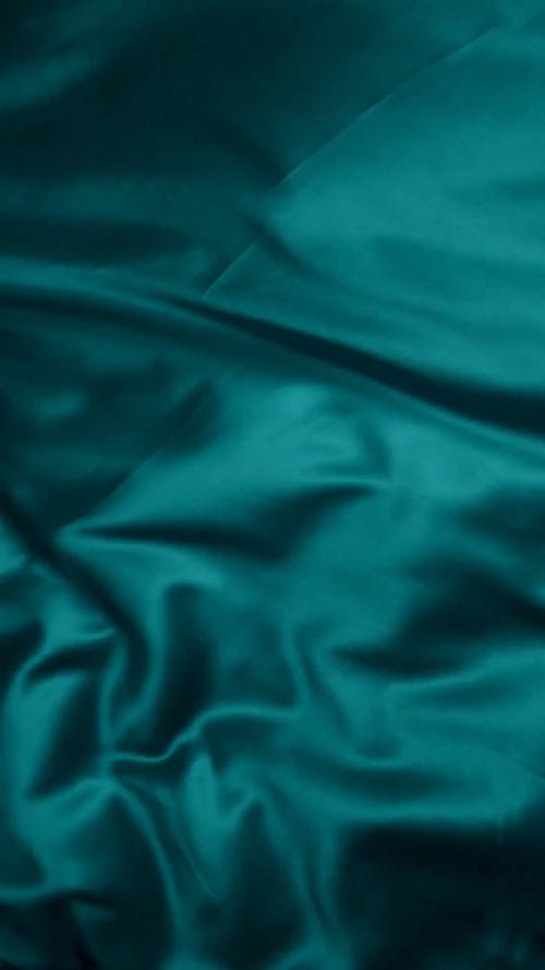 Turquoise Fabric Waving