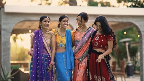 Women in their Traditional Clothing