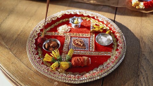 A Prayer Plate for a Diwali Celebration