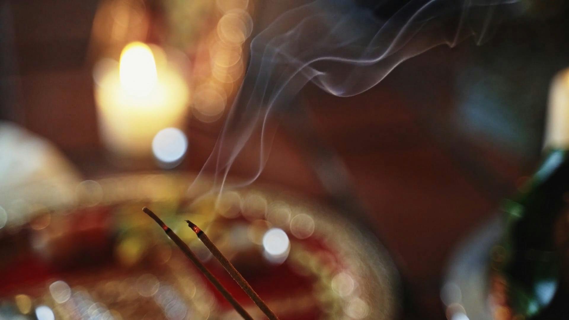 A Burning Incense · Free Stock Video