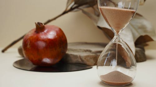 Mockup of Hourglass and Pomegranate