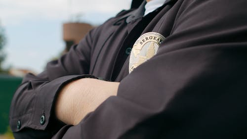 Police Officer Wearing Sunglasses