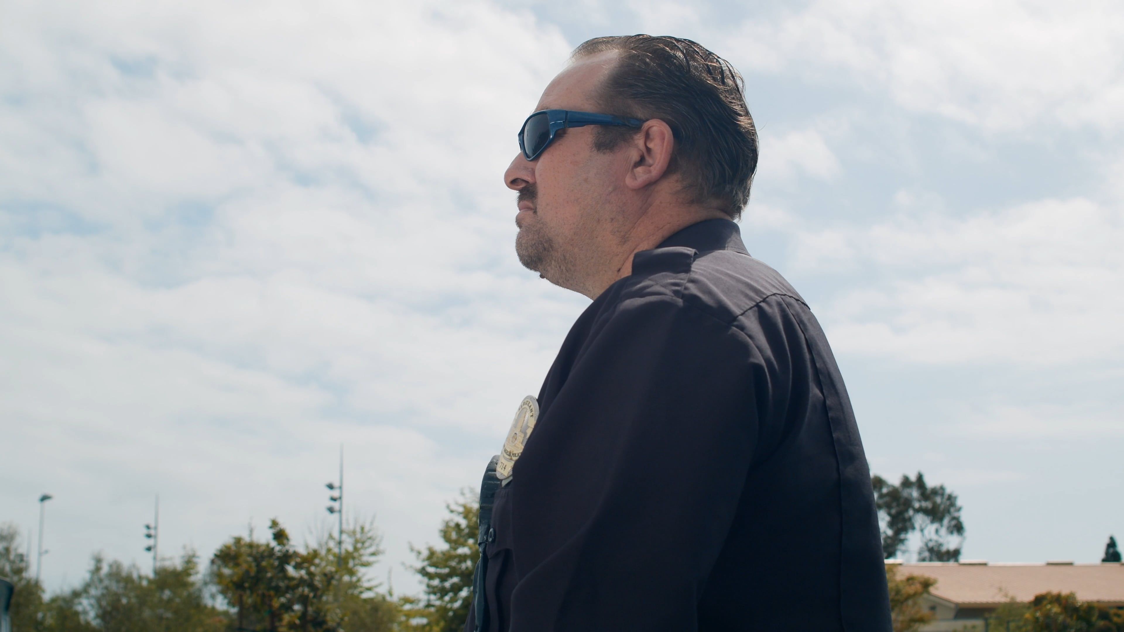 Side View of a Male Police Officer Free Stock Video Footage, Royalty ...