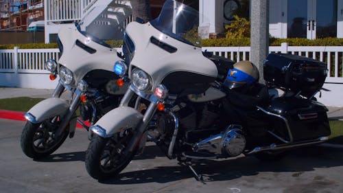 Video of a Police Motorcycle