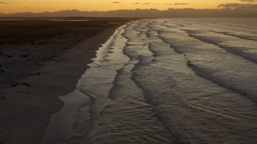 Drone Footage of Seashore