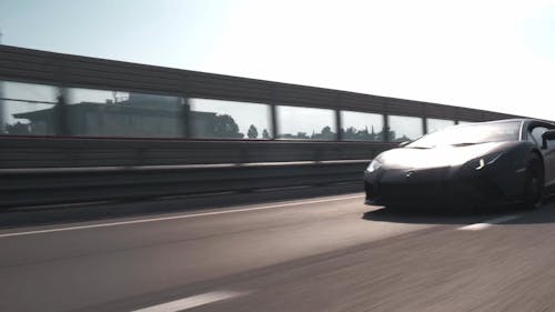 A Lamborghini Car on the Road