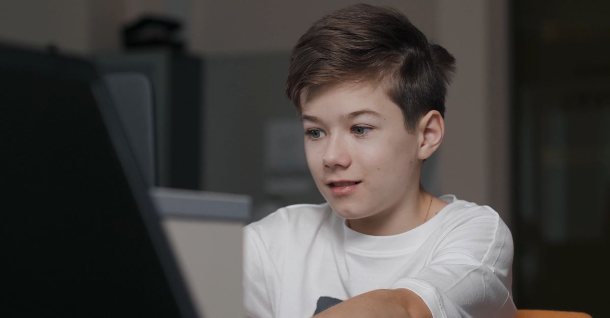 A Boy Using Computer Graphics Hd Boy using Computer Free Stock Video Footage, Royalty-Free 4K & HD Video ...