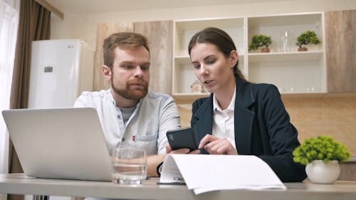 A Sales Agent Doing Business With A Client