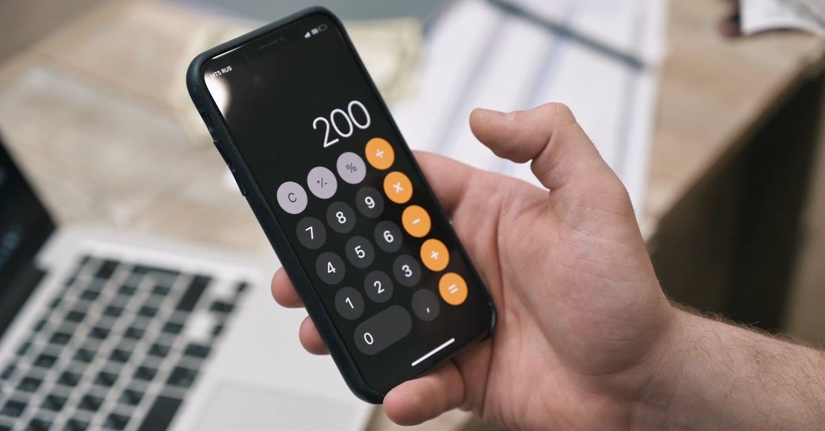 Calculator User A Person Using the Calculator on a Smartphone Free Stock Video Footage ...