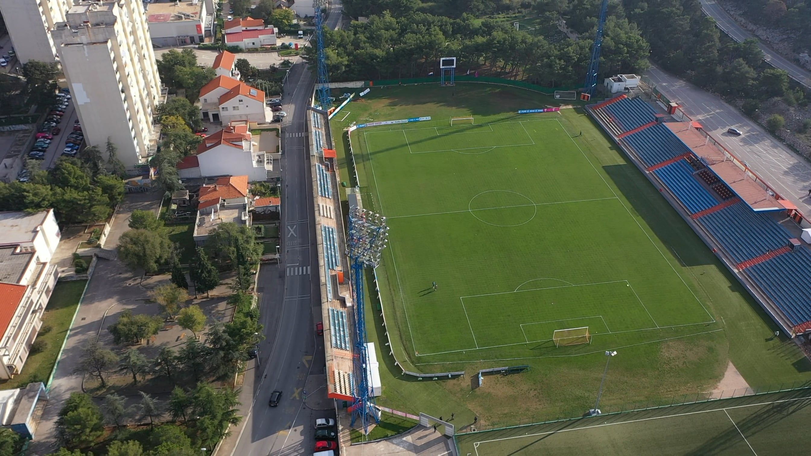 Drone Footage of Soccer Field Free Stock Video Footage, Royalty-Free 4K ...
