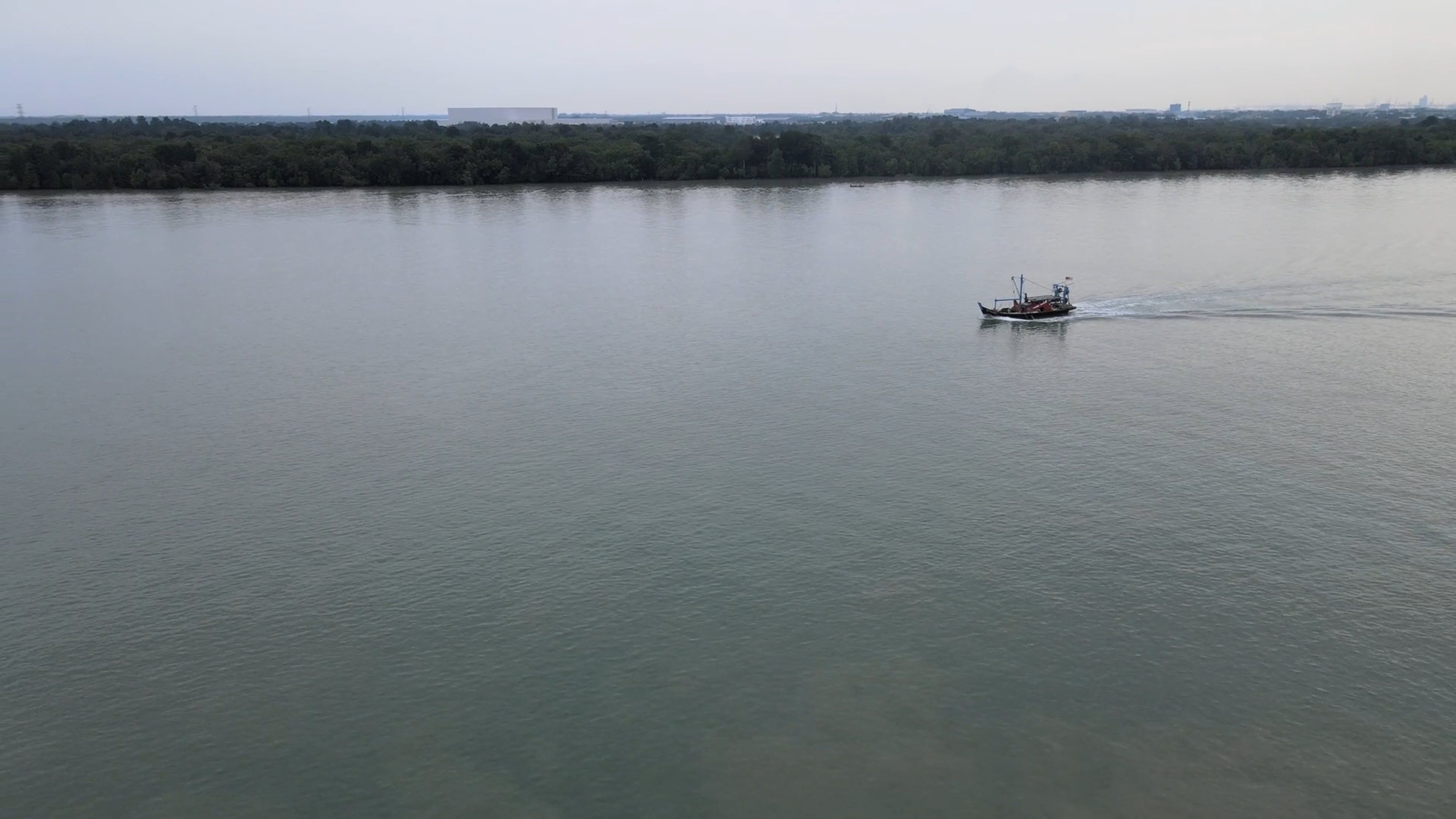 Aerial Footage of a Motorboat Free Stock Video Footage, Royalty-Free 4K ...