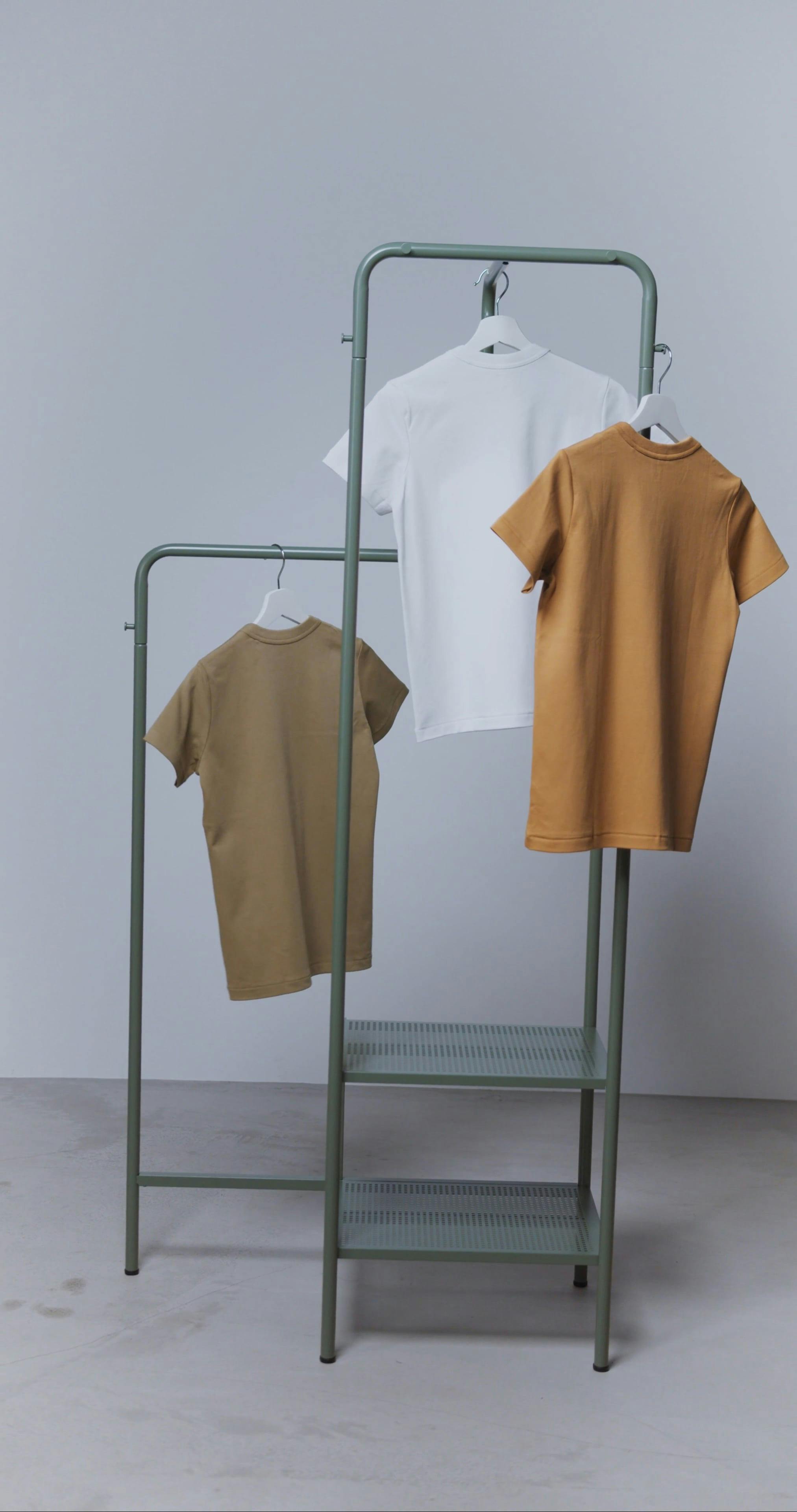 Clothes Hangers on a Metallic Rack · Free Stock Video