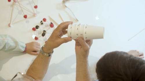 Mathematic Tool Made Out of Paper Cups