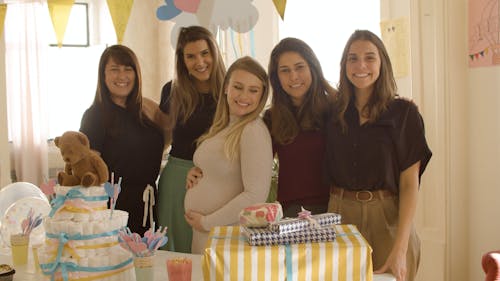 Women Posing for a Picture