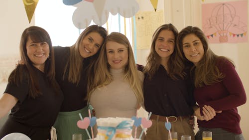 Women Posing for a Picture